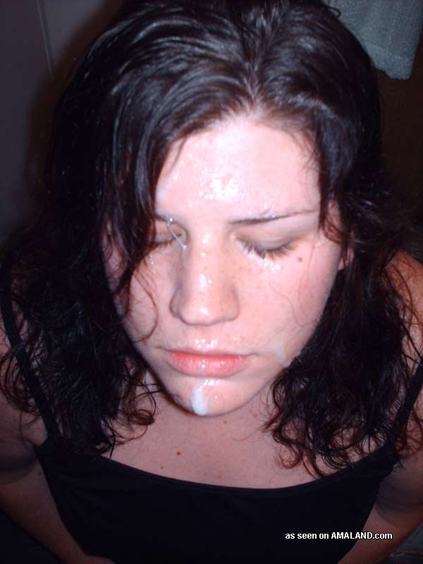 Smiling Faces covered in Cum — 34