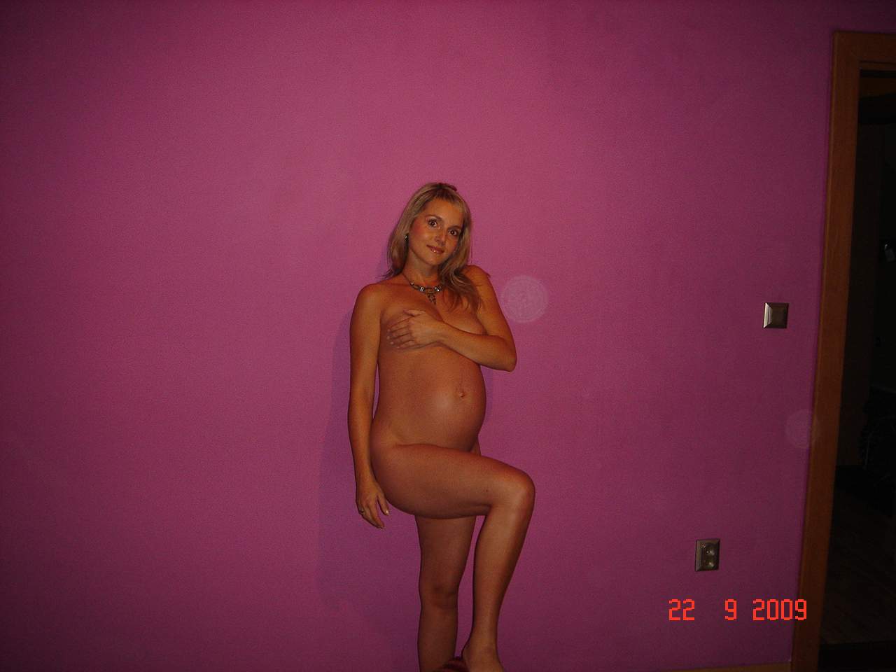 Blonde Czech preggo — 5