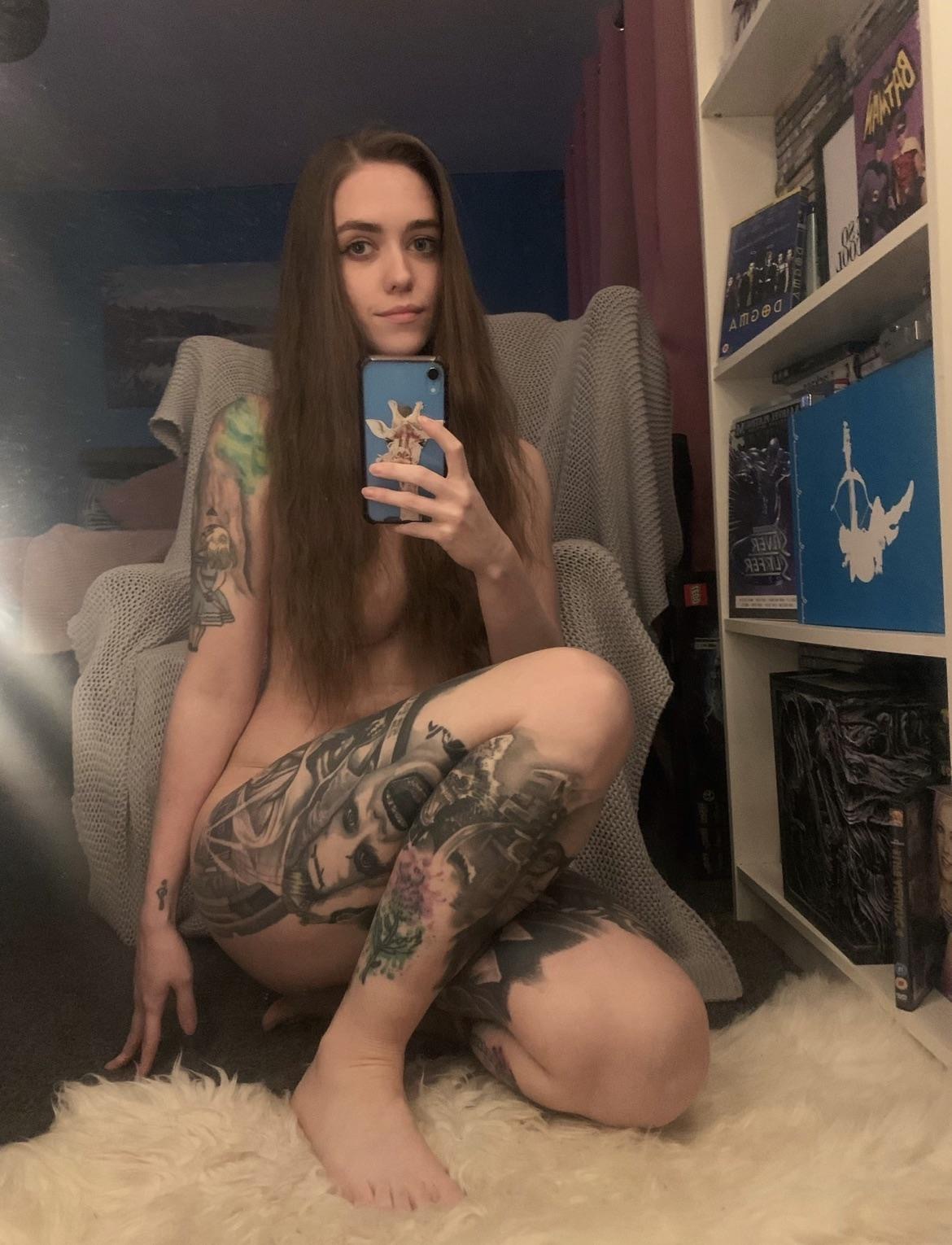 Emo tattooed hot girl — 9