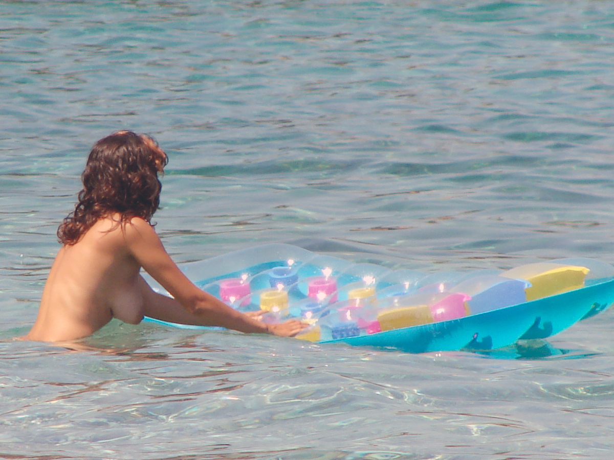 Big titted beach bitch — 17